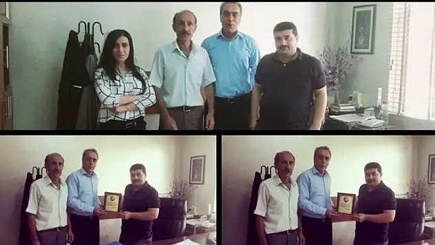 Bimyad'dan Başarılı İş Adamı Mehmet Balin'e Plaket