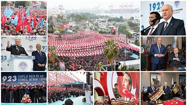 Bilge Lider Devlet Bahçeli Mersin'de