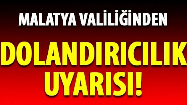 Dolandırıcılık Konusunda Vatandaşlarımızın Dikkatine !