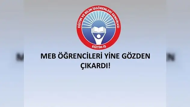 MEB Öğrencileri Yine Gözden Çıkardı!