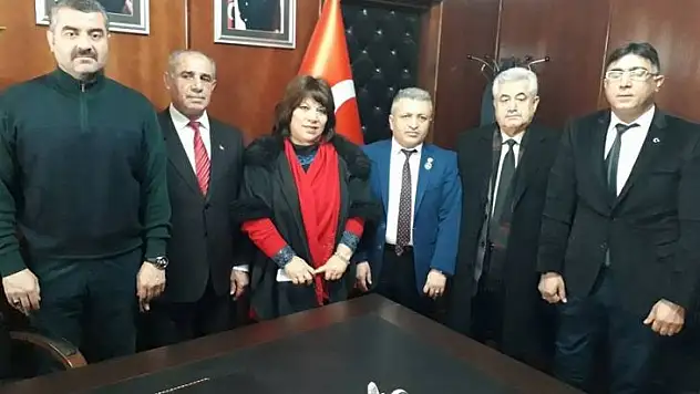 Şehit Aileleri Vakfı Avşar'ı Ziyaret Etti