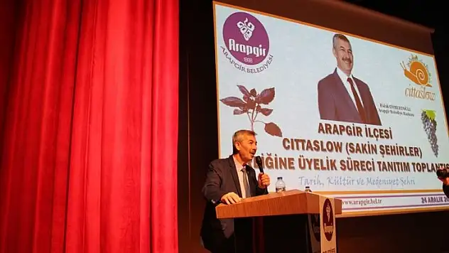 Arapgir ' Cıttaslow (Sakin Şehir)' Oluyor