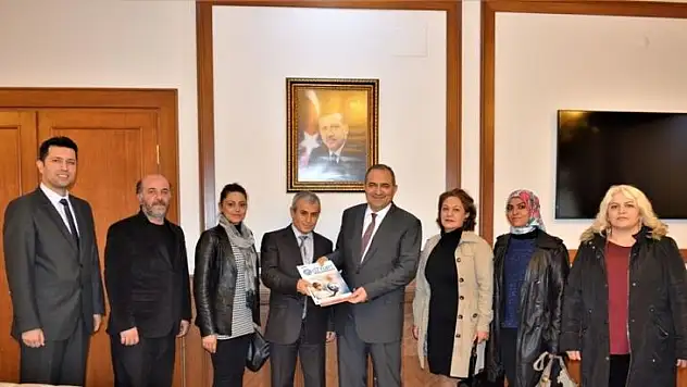 Atatürk Ortaokulu Aile Birliğinden Vali Kaban'a Ziyaret