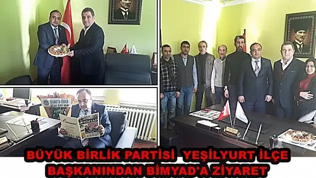 BBP Yeşilyurt İlçe Başkanlığından Bimyad'a Ziyaret