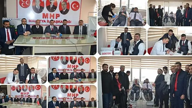 MHP'den Kan Bağışı