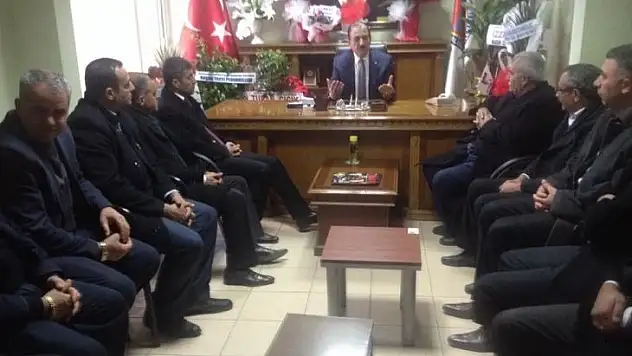 Minibüsçüler Odası'nın yönetiminden Keskin'e ziyaret