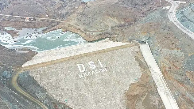 Malatya Hekimhan Karadere Barajında Su Tutuldu