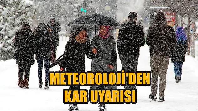 Malatya'nın Güney İlçeleri İçin Kuvvetli Yağış ve Kar Uyarısı