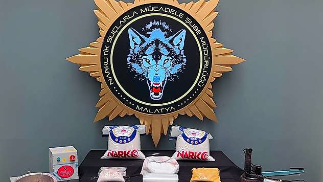 Malatya Polisinden 307 Kiloluk Uyuşturucu Üretimini Engelleyen Operasyon