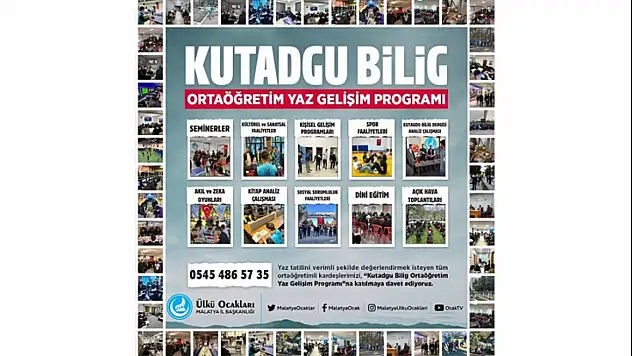 Malatya Ülkü Ocakları, Gençliği Kutadgu Bilig ile Buluşturuyor