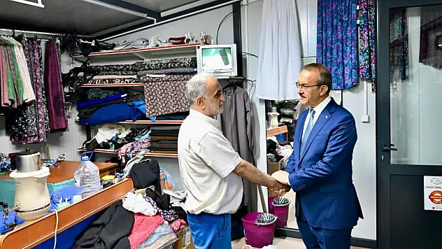 Malatya Valisi Yavuz esnafların sorunlarını dinledi