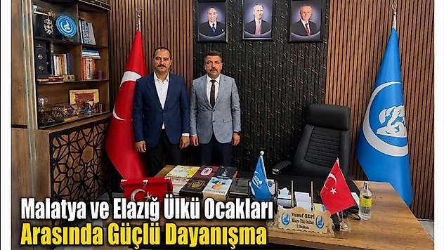 Malatya ve Elazığ Ülkü Ocakları Arasında Güçlü Dayanışma