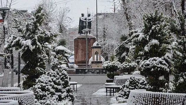 Malatya'da Yoğun Kar yağışı bu akşam sona erecek