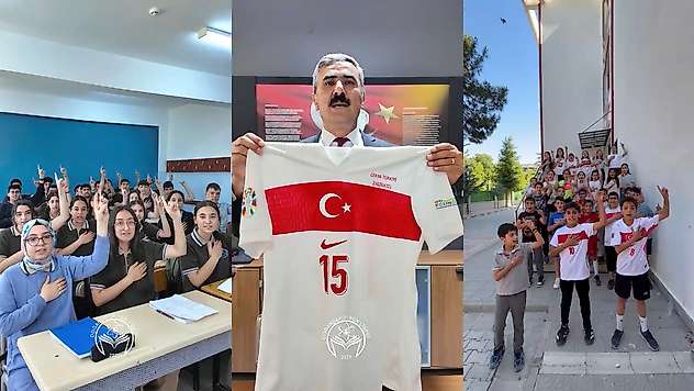 Malatyalı Öğrencilerden Dünya Kupası Yolundaki Millilere Anlamlı Destek