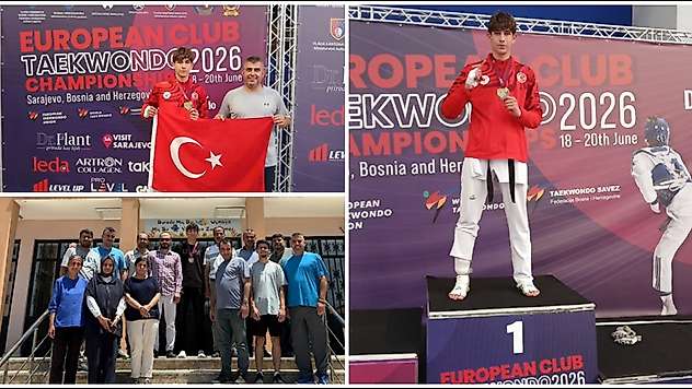 Malatyalı Taekwondocu Yakup Bayındır Avrupa Şampiyonu Oldu
