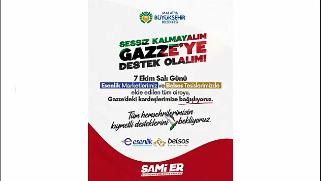 Malatyalılardan Gazze'ye 11 Milyon 965 Bin TL'lik Dayanışma Desteği