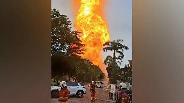 Malezya'da doğal gaz patlaması: 112 yaralı