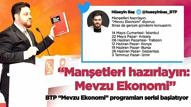 Manşetleri hazırlayın: Mevzu Ekonomi
