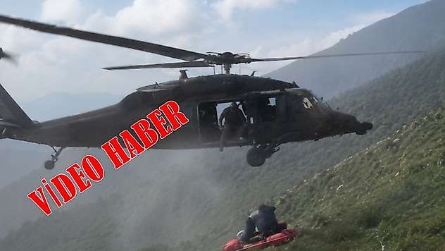 Mantar Toplarken Kalp Krizi Geçirdi, Askeri Helikopterle Kurtarıldı