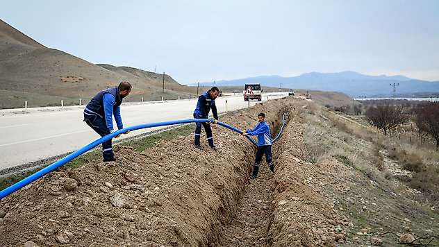 MASKİ'den Yazıhan'a 2.700 Metrelik Yeni İçme Suyu Hattı