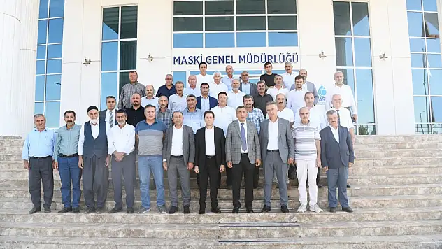 MASKİ) Genel Müdürü Mehmet Mert,  Mahalle Muhtarlarıyla Bir Araya Geldi