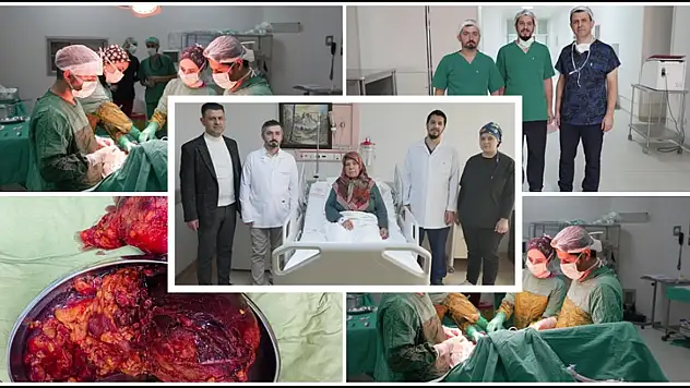 MEAH'ta Dev Tümör Operasyonu: 2 Kilo 200 Gramlık Kitle Başarıyla Çıkarıldı