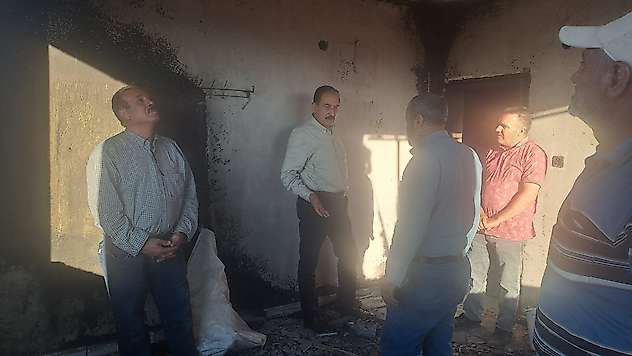 MESOB Başkanı Keskin'den Yangınzede Esnafa Geçmiş Olsun Ziyareti