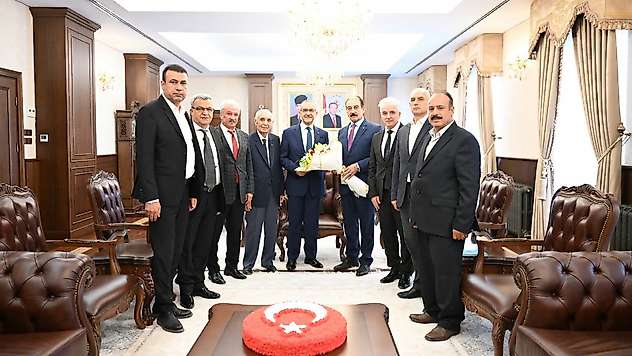 MESOB Heyetinden Vali Seddar Yavuz'a Ahilik Haftası Ziyareti