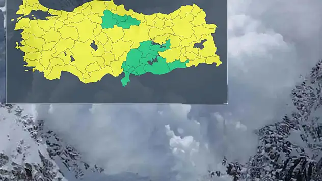 Meteoroloji'den 68 İle Sarı Alarm