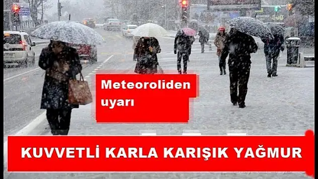 Meteoroloji Uyardı: Kuvvetli Kar Yağışı
