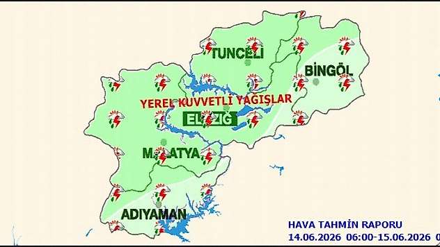 Meteoroloji Uyardı: Malatya ve Çevresinde Kuvvetli Sağanak Bekleniyor