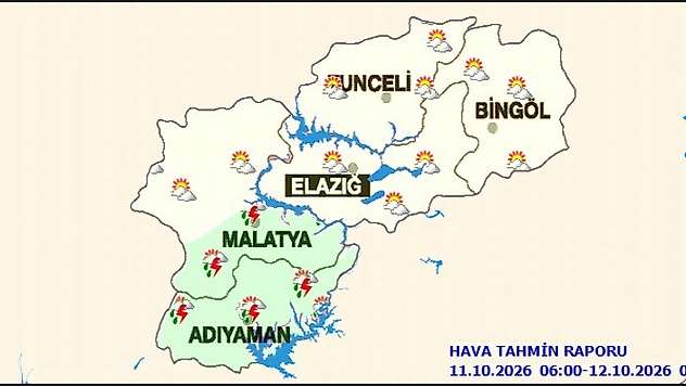 Meteoroloji Uyardı: Malatya ve Adıyaman'da Yerel Yağış Bekleniyor