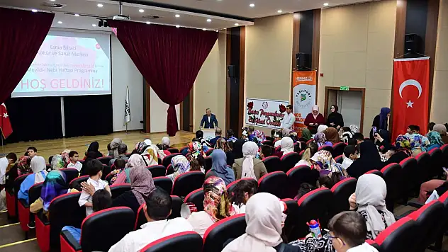 Mevlid-i Nebi Haftası, Yeşilyurt Belediyesi Gedik Kültür Merkezinde  özel bir etkinlikle idrak edildi