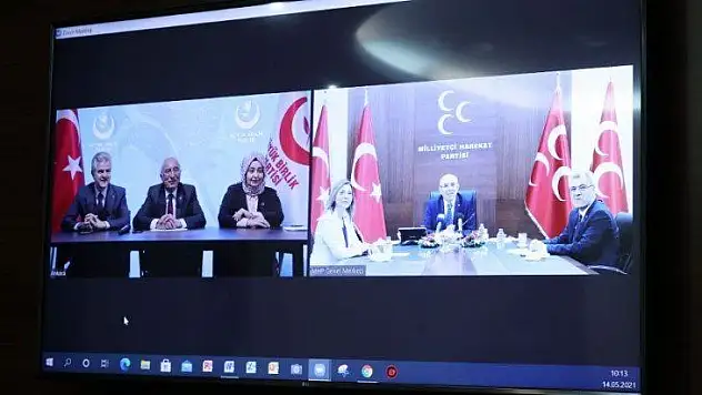 MHP Heyeti Video Konferans yolu ile bayramlaştı