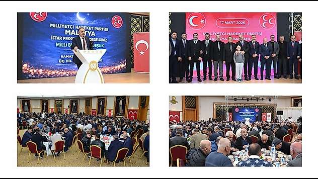 MHP Malatya Teşkilatı İftar Sofrasında Buluştu