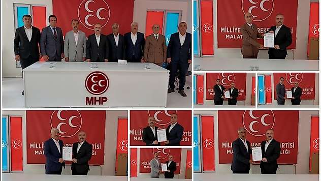 MHP Malatya Teşkilatında Görev Değişimi: 7 İlçeye Yeni Başkan