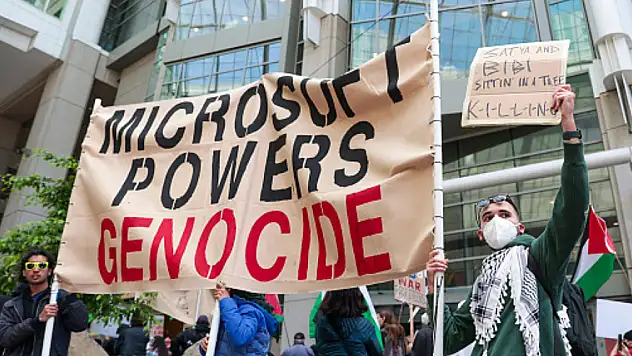 Microsoft, saklanamazsın! Soykırımı destekliyorsun