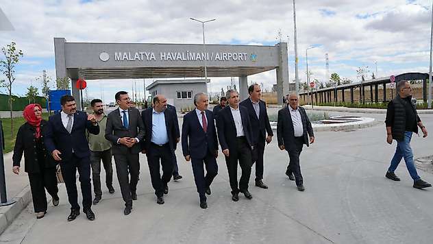 Milletvekili Tüfenkci, Yeni Malatya Havalimanında İncelemelerde Bulundu