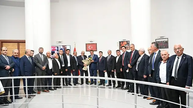 Muhtar Dernek Başkanlarından Başkan Gürkan'a ziyaret