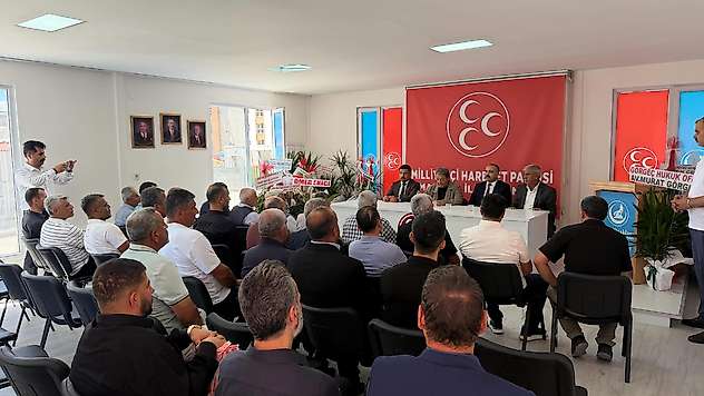 Muhtarlar ve Gazi Ailelerinden MHP İl Başkanlığı'na Ziyaret