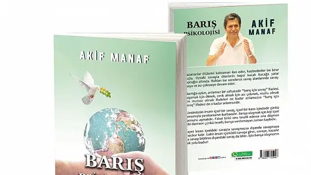 Nobel Barış Ödülü Aday Adayı Dünyaca Ünlü Yazardan Yeni Kitap: Barış Psikolojisi