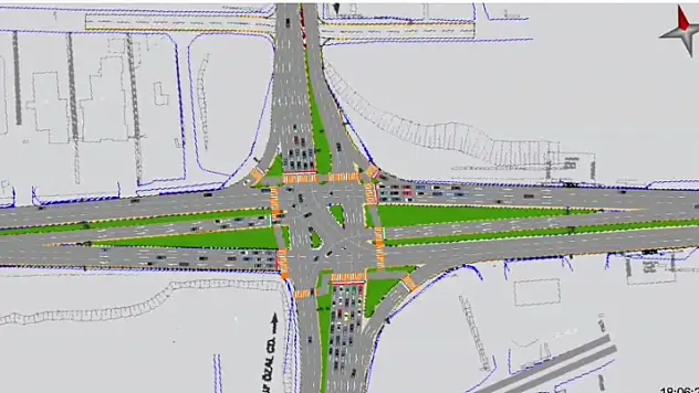 O Kavşağa Trafiği Rahatlatacak Düzenleme