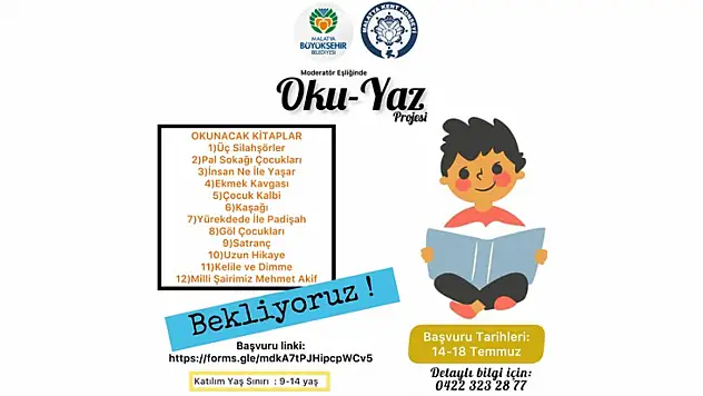 'Oku-Yaz' Projesi İle Kitap Serüveni Başlıyor