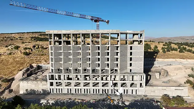 Orduzu Bölgesinde Yapılan Polis Evi İnşaat Çalışmalarına Hız Verildi