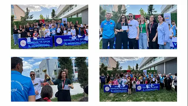 Oryantiring yarışmasında Malatya takım halinde birinci oldu