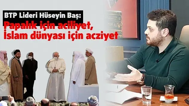 Papa müslüman kanı üzerinde zafer dansı yapıyor