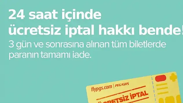 Pegasus'tan yolcularına 'kesintisiz bilet iade hakkı' açıklaması