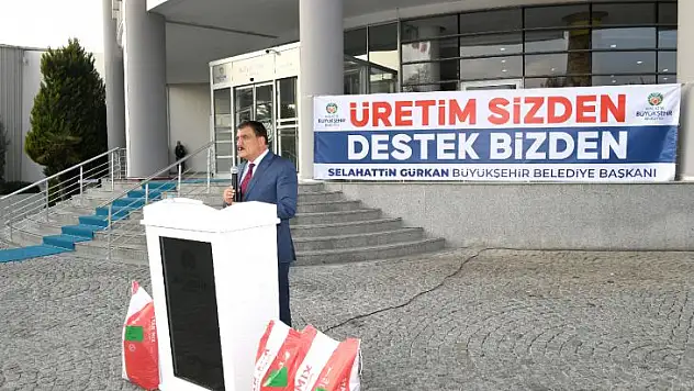 Proje Kapsamında 148 Üreticiye Karışık Kaba Yem Tohumu Dağıtıldı