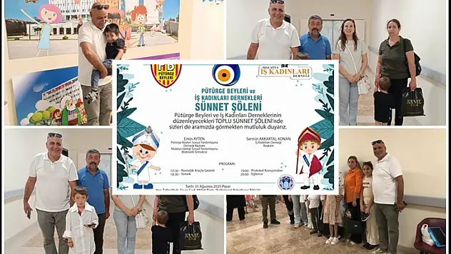 Pütürge Beyleri'nden 44 Çocuğa Toplu Sünnet Şöleni