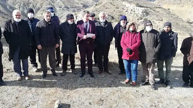 Pütürge ve Tepehan Halkı  Büyükçay Barajının Yapılmasına Tepki Gösterdi